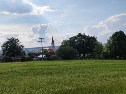 Zdjęcie z Peter Bauridl wzdłuż trasy