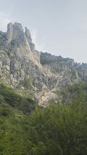 Foto von Cinzia entlang der Tour