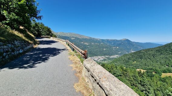Foto von Fabrizi Mellano entlang der Tour