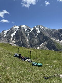 Foto von Albert Hettich entlang der Tour