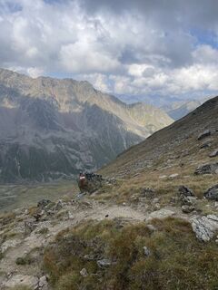 Foto von Dietrich Pinhammer entlang der Tour
