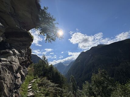 Foto von Stefanie Roitner entlang der Tour
