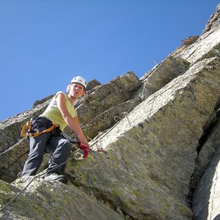 Auf dem Klettersteig del Lago