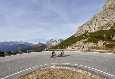 Aufstieg zum Passo Pordoi