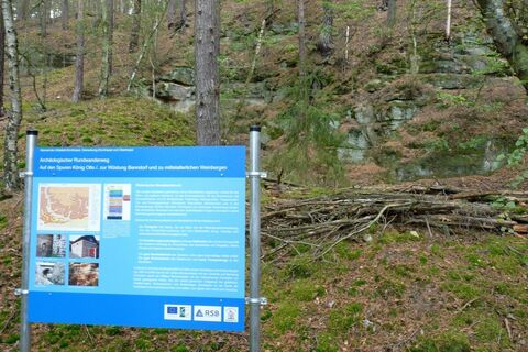 Rundwanderung auf den Spuren König Otto I - ThementafelHistorischer Sandsteinbruch