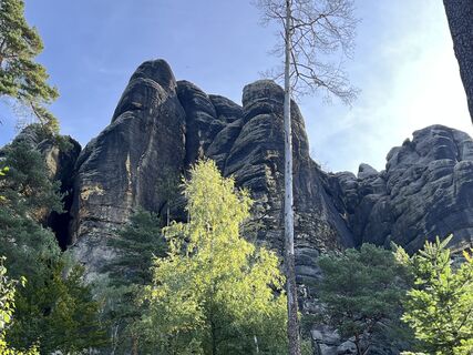 Foto van Michaela Fischer langs de tour