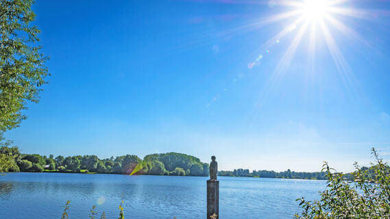 Vörder See mit Seemann