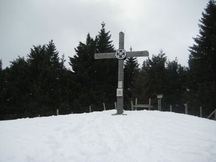 Gipfelkreuz Heulantsch, 1.471m