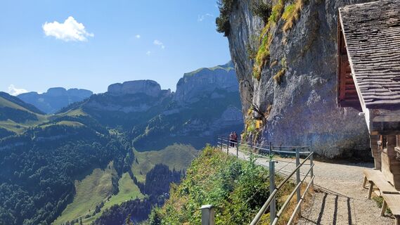 Foto von Max Gisler entlang der Tour