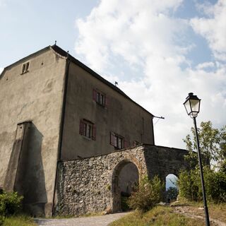 Das Schloss Sargans von der hinteren Ansicht.