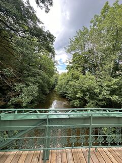 Photo de Georgina Erdős le long du parcours