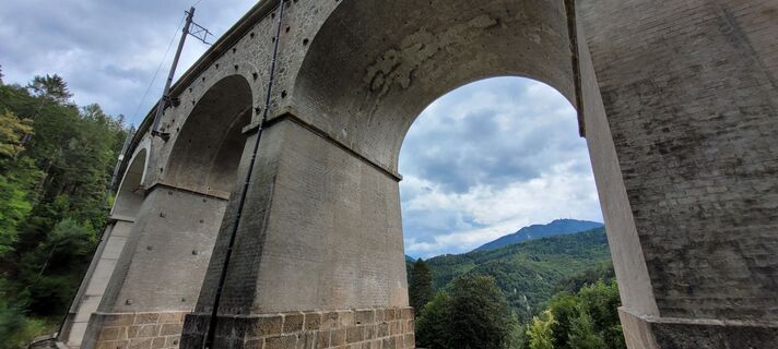 Foto von Nicky entlang der Tour