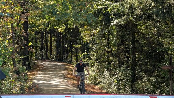 Photo de Simon Hauck le long du parcours