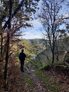 Foto de Rene De Ruyter a lo largo del recorrido
