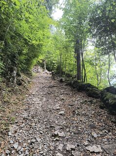 Photo de Camill Marciniak le long du parcours