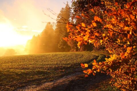 Sonnenuntergang bei der Windlucke