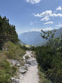 Foto von Heinz Sperl entlang der Tour