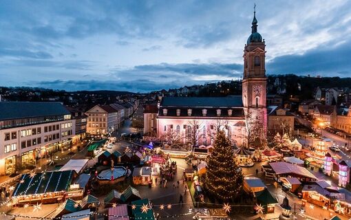 Eisenacher Weihnachtsmarkt auf dem Marktplatz
