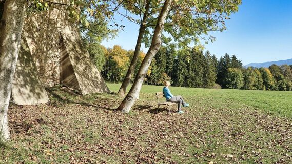 Wir genießen die Herbstsonne