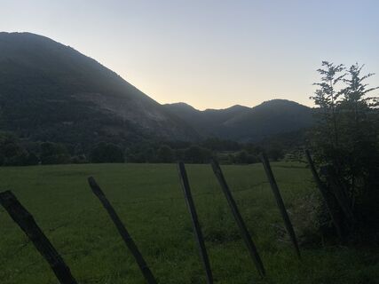 Foto de Gisela Walz a lo largo del recorrido