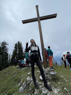 Foto de Kate Rusakova a lo largo del recorrido