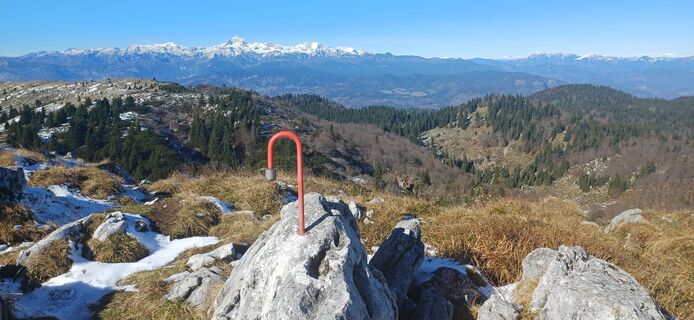 Foto von Janez Perko entlang der Tour