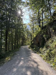 Foto von Heinz Sperl entlang der Tour
