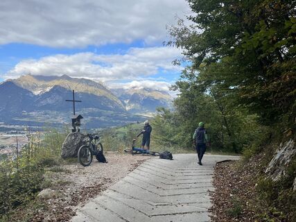 Foto von Stefano “Iddo” entlang der Tour