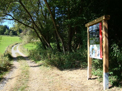 Infotafel am Waldmythenweg