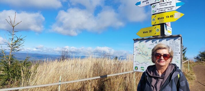 Foto von Ela Kawecka entlang der Tour