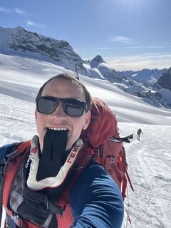 Zdjęcie z Florian Kopp wzdłuż trasy