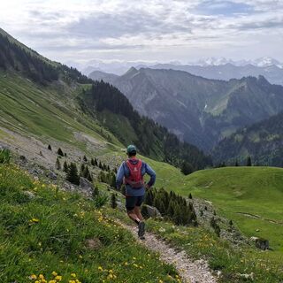 Hangweg am Chummfadeflue - Gurnigel Stockhorn Trailrun