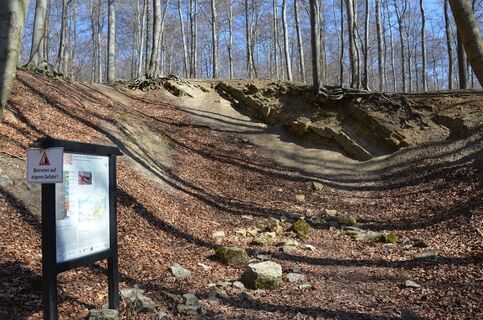 Station 3 des Geopfads Salzgitter-Lichtenberg