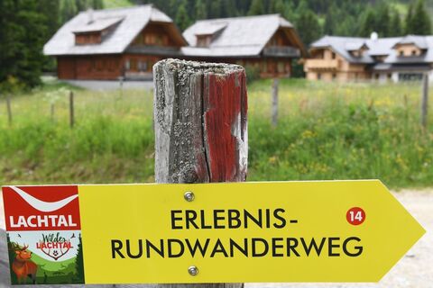 Wildes Lachtal - Wegweiser