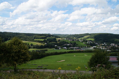 Ausblick vom Golfplatz Lüderich