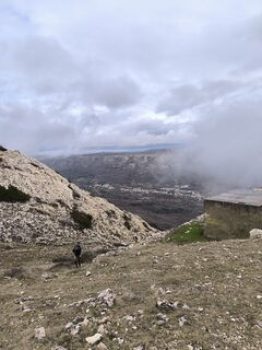Zdjęcie z Darija Forgač wzdłuż trasy