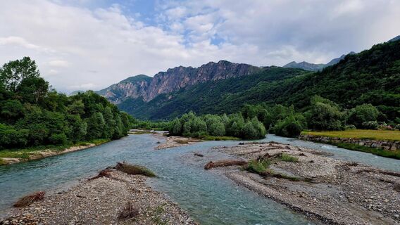 Foto von Fabrizi Mellano entlang der Tour