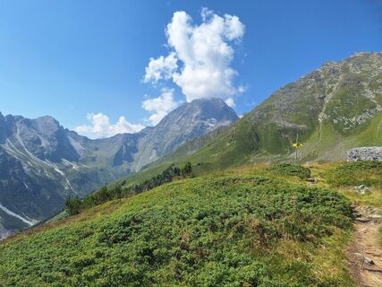 Foto von Sigrid Seiler entlang der Tour