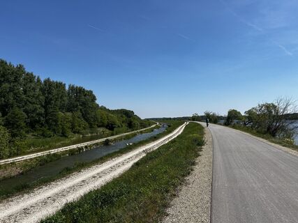 Foto de Andrea Opitz-Jandrisits a lo largo del recorrido