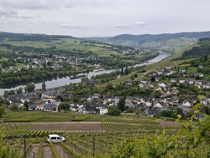 Foto von Mayer entlang der Tour