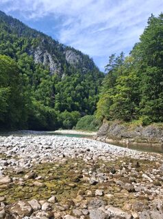 Foto von Brigitta Bors entlang der Tour
