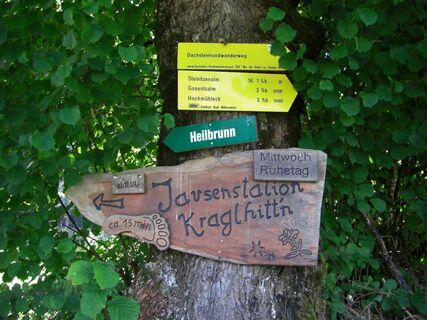 Schon fast bei der  Kraglhütte angekommen