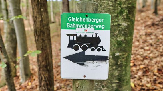 Der Weg ist eindeutig beschildert