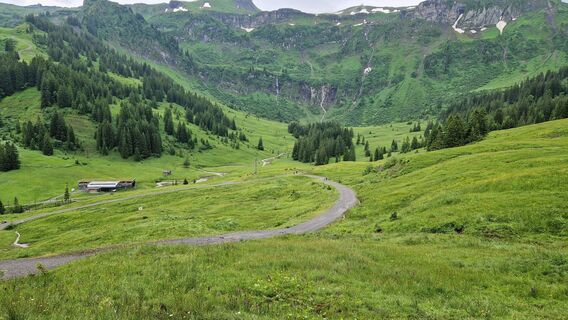 Fotografie z Gerrit van der Linde na trase