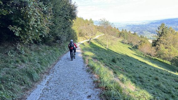 Photo de Stefano “Iddo” le long du parcours