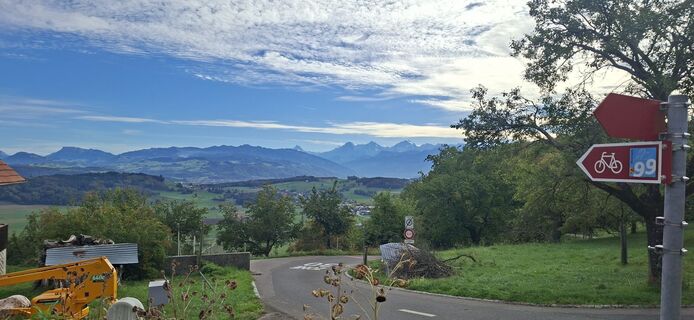 Foto von Urs Stucki entlang der Tour