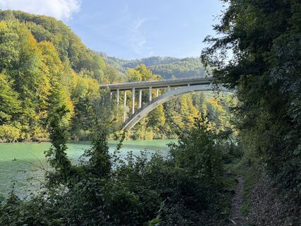 Foto von Babs Holz entlang der Tour