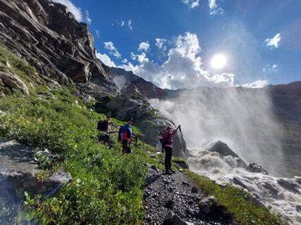 Foto von Linus entlang der Tour