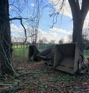 Alte Loren in Borgstede