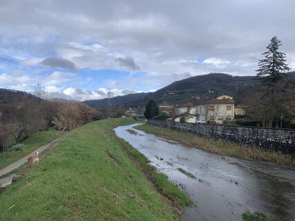 Foto de Andrea Morotti a lo largo del recorrido